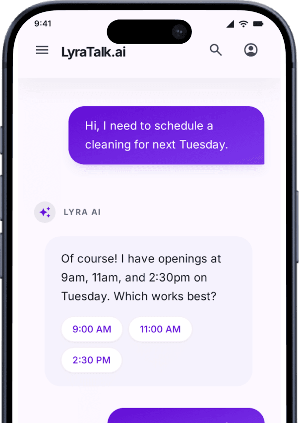LyraTalk desktop phone preview